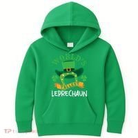 World's Tallest Leprechaun Funny St Patricks Day Kids Hoodie thumb 0