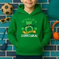 World's Tallest Leprechaun Funny St Patricks Day Kids Hoodie thumb 2