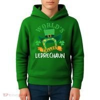 World's Tallest Leprechaun Funny St Patricks Day Kids Hoodie thumb 4