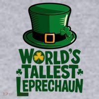 Worlds Tallest Leprechaun St Patricks Day Funny Irish  Women's Sweatshirt thumb 2