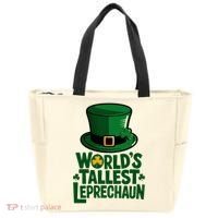 Worlds Tallest Leprechaun St Patricks Day Funny Irish  Tote Bag thumb 0