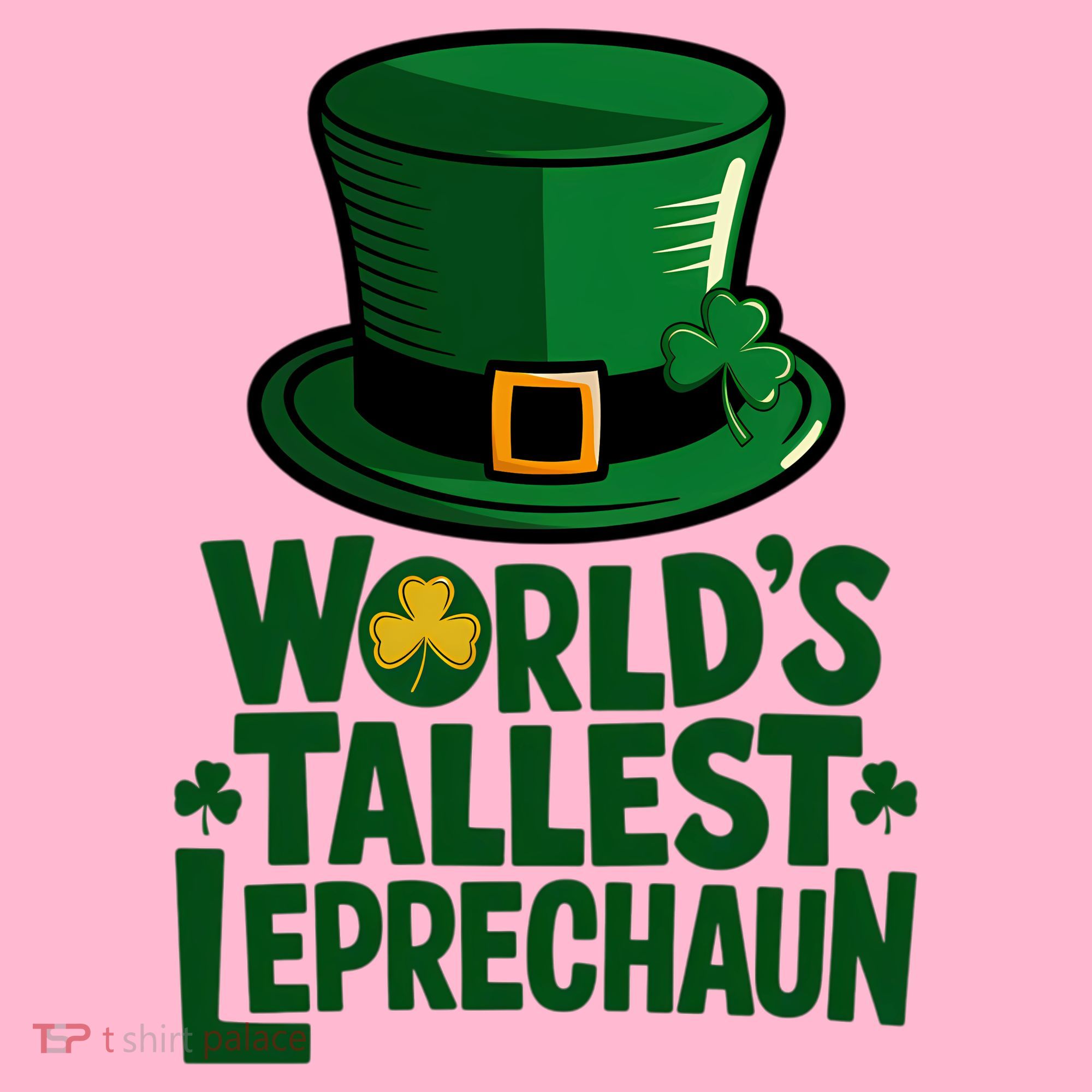 Worlds Tallest Leprechaun St Patricks Day Funny Irish  Coaster