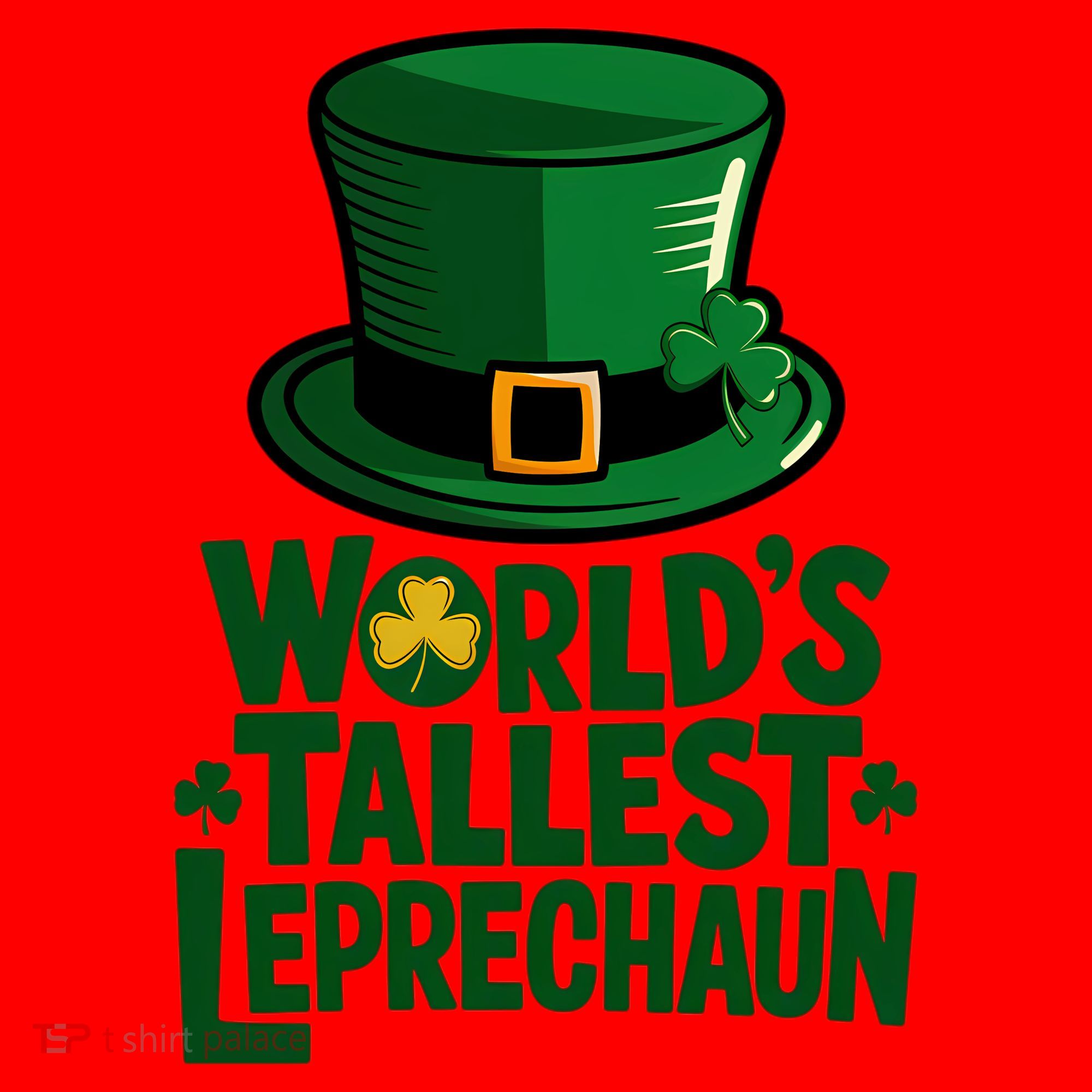 Worlds Tallest Leprechaun St Patricks Day Funny Irish  Santa Hat