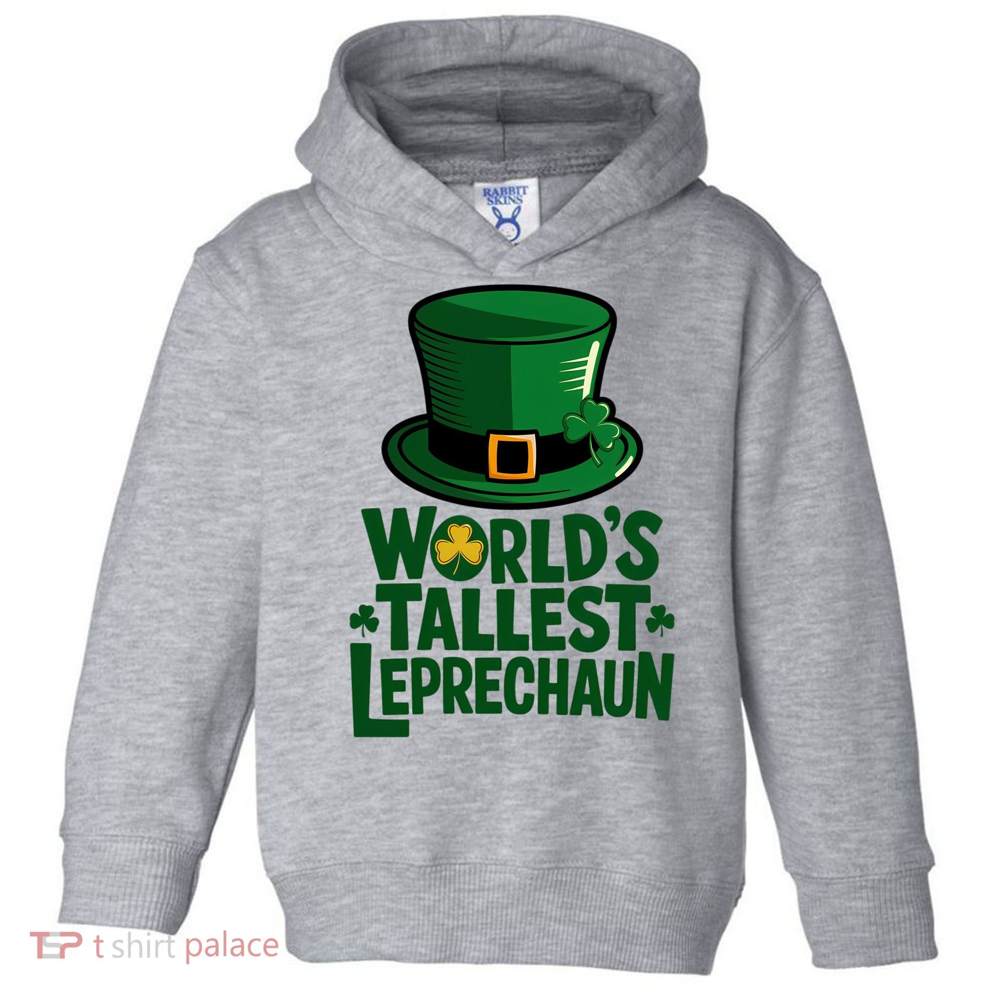 Worlds Tallest Leprechaun St Patricks Day Funny Irish  Toddler Hoodie