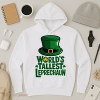 Worlds Tallest Leprechaun St Patricks Day Funny Irish  Hoodie thumb 3