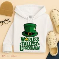 Worlds Tallest Leprechaun St Patricks Day Funny Irish  Hoodie thumb 4