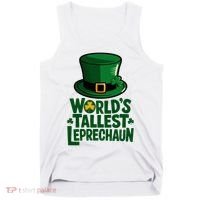 Worlds Tallest Leprechaun St Patricks Day Funny Irish  Tank Top thumb 0