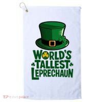 Worlds Tallest Leprechaun St Patricks Day Funny Irish  Golf Towel thumb 0