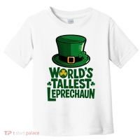 Worlds Tallest Leprechaun St Patricks Day Funny Irish  Toddler T-Shirt thumb 0