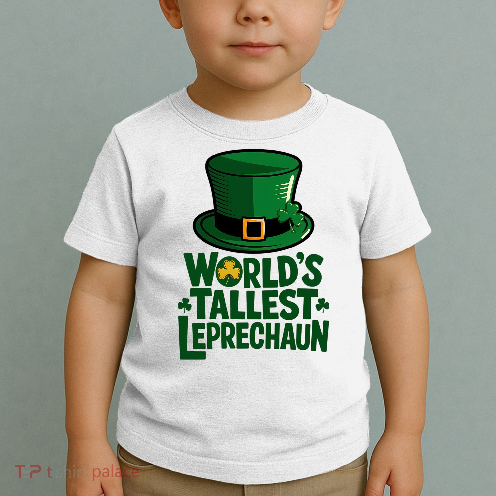 Worlds Tallest Leprechaun St Patricks Day Funny Irish  Toddler T-Shirt