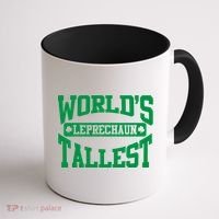 World's Tallest Leprechaun Funny St Patricks Day Funny Gift Coffee Mug thumb 1