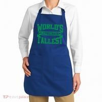 World's Tallest Leprechaun Funny St Patricks Day Funny Gift Apron thumb 2