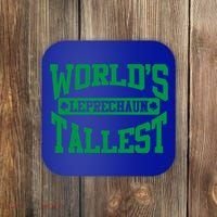 World's Tallest Leprechaun Funny St Patricks Day Funny Gift Coaster thumb 0
