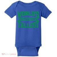 World's Tallest Leprechaun Funny St Patricks Day Funny Gift Baby Bodysuit thumb 0