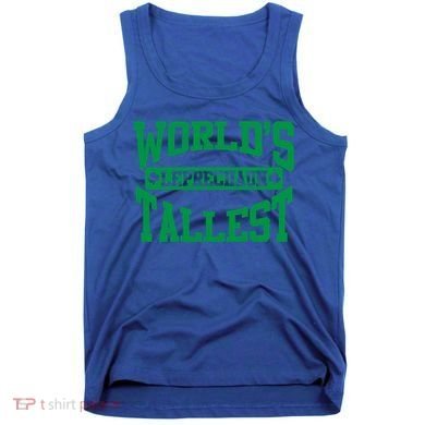 World's Tallest Leprechaun Funny St Patricks Day Funny Gift Tank Top