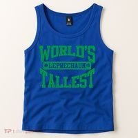 World's Tallest Leprechaun Funny St Patricks Day Funny Gift Tank Top thumb 2