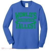 World's Tallest Leprechaun Funny St Patricks Day Funny Gift Kids Long Sleeve Shirt thumb 0
