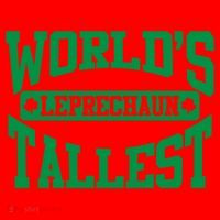World's Tallest Leprechaun Funny St Patricks Day Funny Gift Santa Hat thumb 1