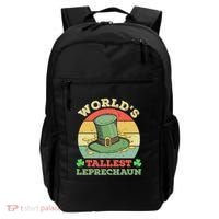 World's Tallest Leprechaun Irish Funny St Patricks Day Great Gift Backpack thumb 0