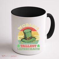 World's Tallest Leprechaun Irish Funny St Patricks Day Great Gift Coffee Mug thumb 1