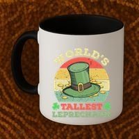 World's Tallest Leprechaun Irish Funny St Patricks Day Great Gift Coffee Mug thumb 2