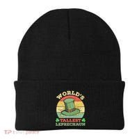 World's Tallest Leprechaun Irish Funny St Patricks Day Great Gift Beanie thumb 0
