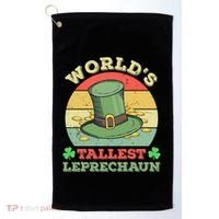 World's Tallest Leprechaun Irish Funny St Patricks Day Great Gift Golf Towel thumb 0