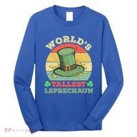 World's Tallest Leprechaun Irish Funny St Patricks Day Great Gift Long Sleeve Shirt thumb 0