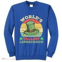 World's Tallest Leprechaun Irish Funny St Patricks Day Great Gift Sweatshirt thumb 0