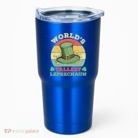 World's Tallest Leprechaun Irish Funny St Patricks Day Great Gift Tumbler thumb 0