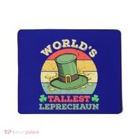 World's Tallest Leprechaun Irish Funny St Patricks Day Great Gift Mousepad thumb 0