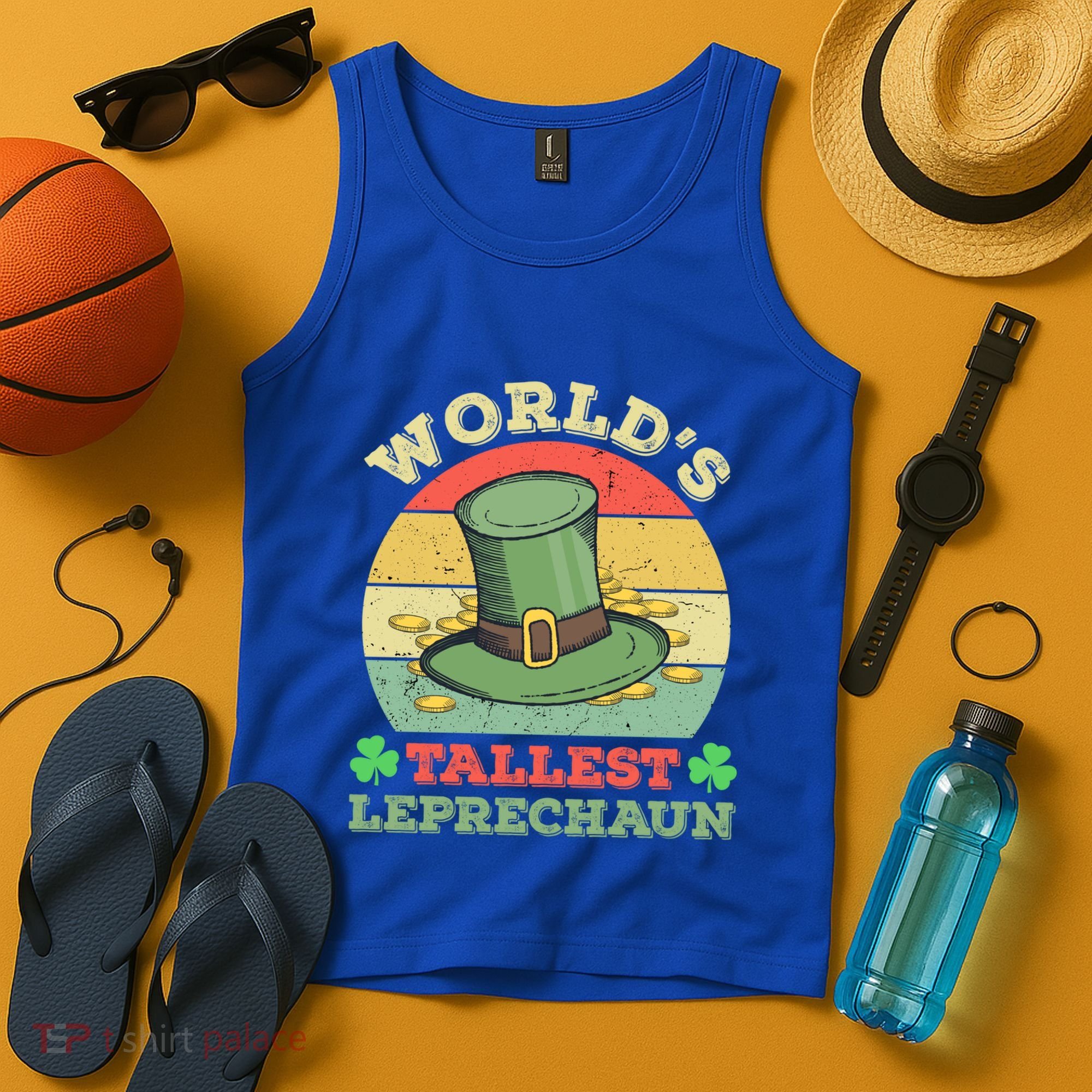 World's Tallest Leprechaun Irish Funny St Patricks Day Great Gift Tank Top