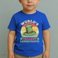 World's Tallest Leprechaun Irish Funny St Patricks Day Great Gift Toddler T-Shirt thumb 2