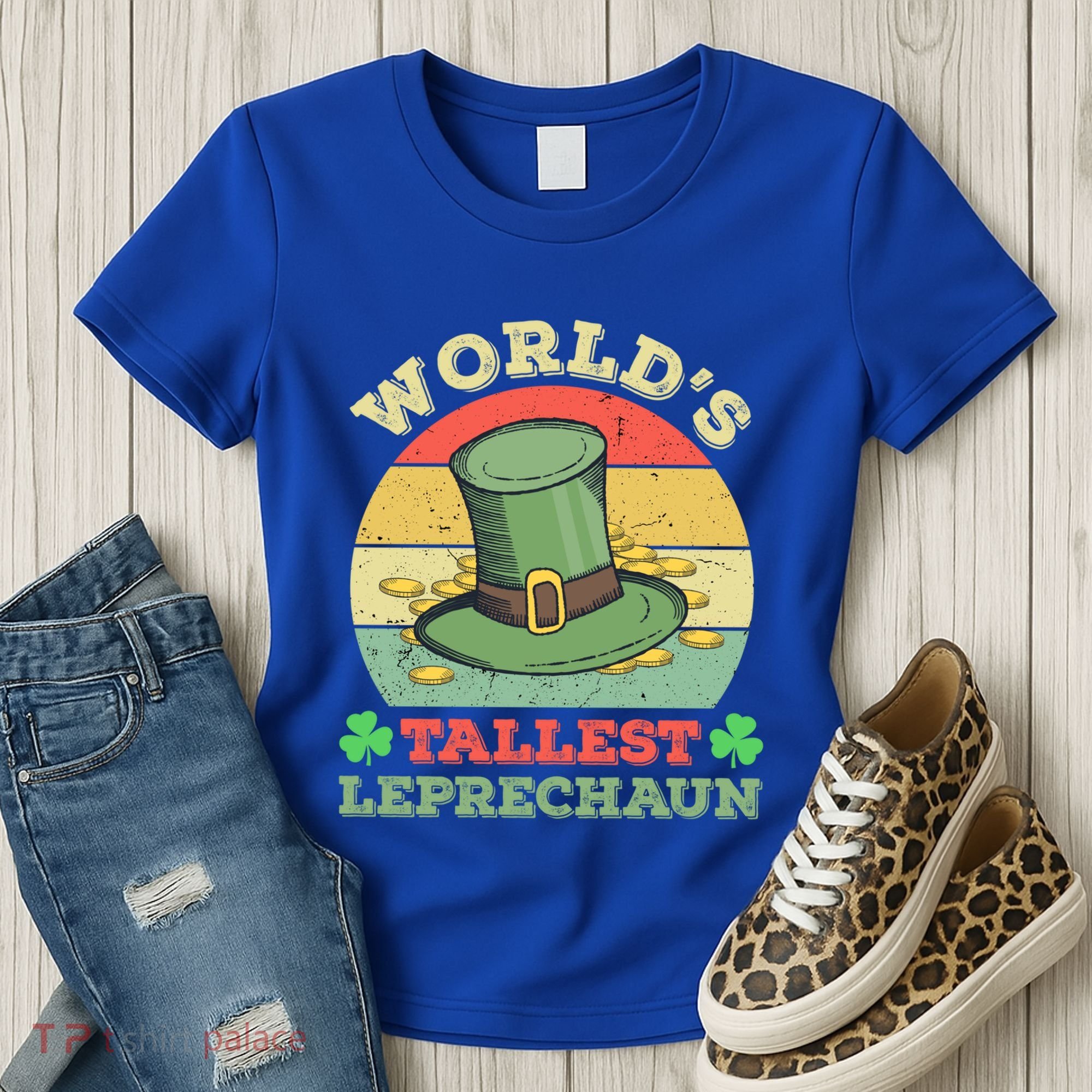 World's Tallest Leprechaun Irish Funny St Patricks Day Great Gift Women's T-Shirt