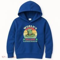 World's Tallest Leprechaun Irish Funny St Patricks Day Great Gift Kids Hoodie thumb 0