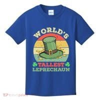 World's Tallest Leprechaun Irish Funny St Patricks Day Great Gift Kids T-Shirt thumb 0
