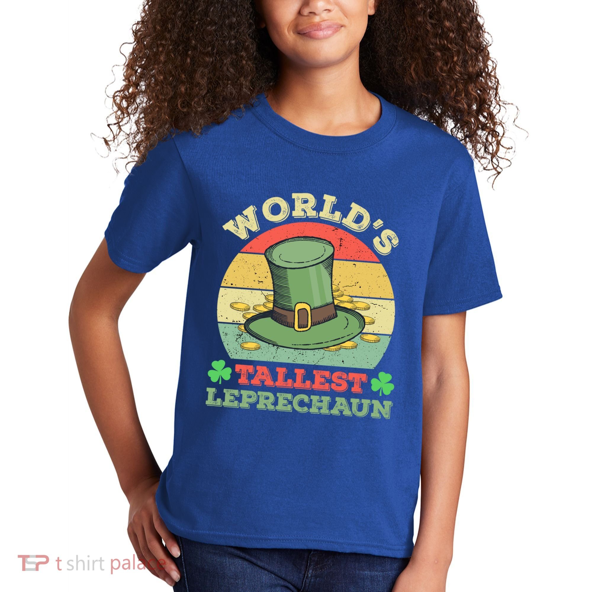 World's Tallest Leprechaun Irish Funny St Patricks Day Great Gift Kids T-Shirt