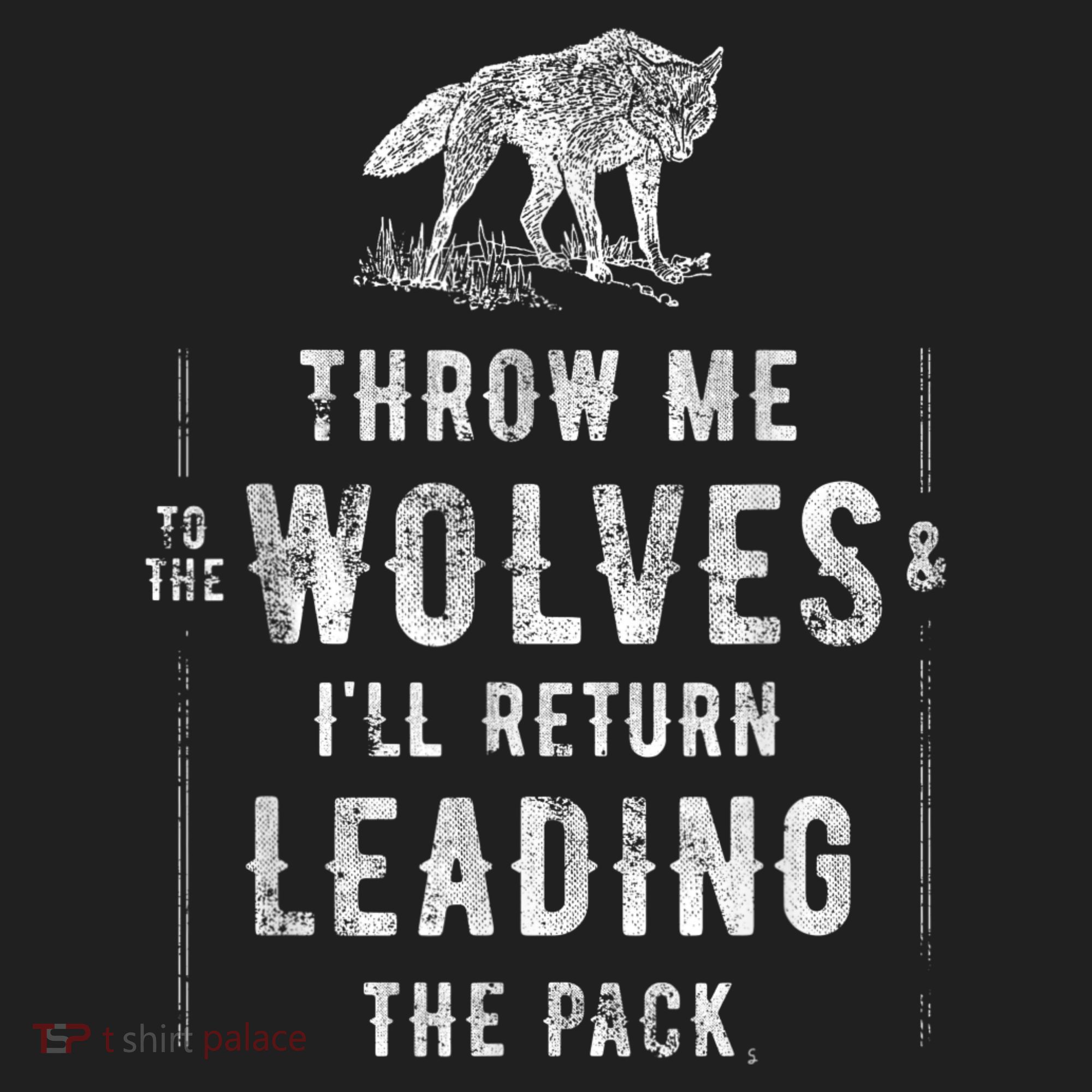 Wolf Throw Me To The Wolves Leadership Beanie