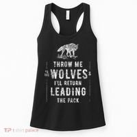 Wolf Throw Me To The Wolves Leadership Women's Tank Top thumb 0
