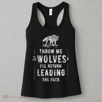 Wolf Throw Me To The Wolves Leadership Women's Tank Top thumb 3