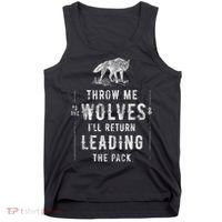Wolf Throw Me To The Wolves Leadership Tank Top thumb 0