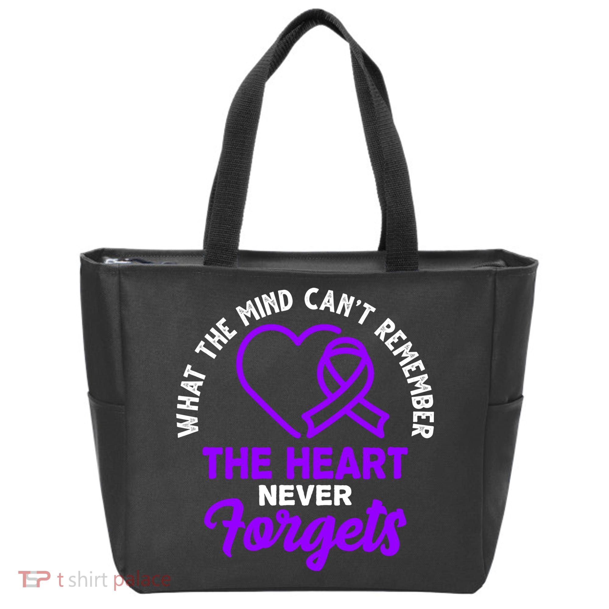 What The Mind Can't Remember The Heart Never Forgets Pancreatic Cancer Tote Bag