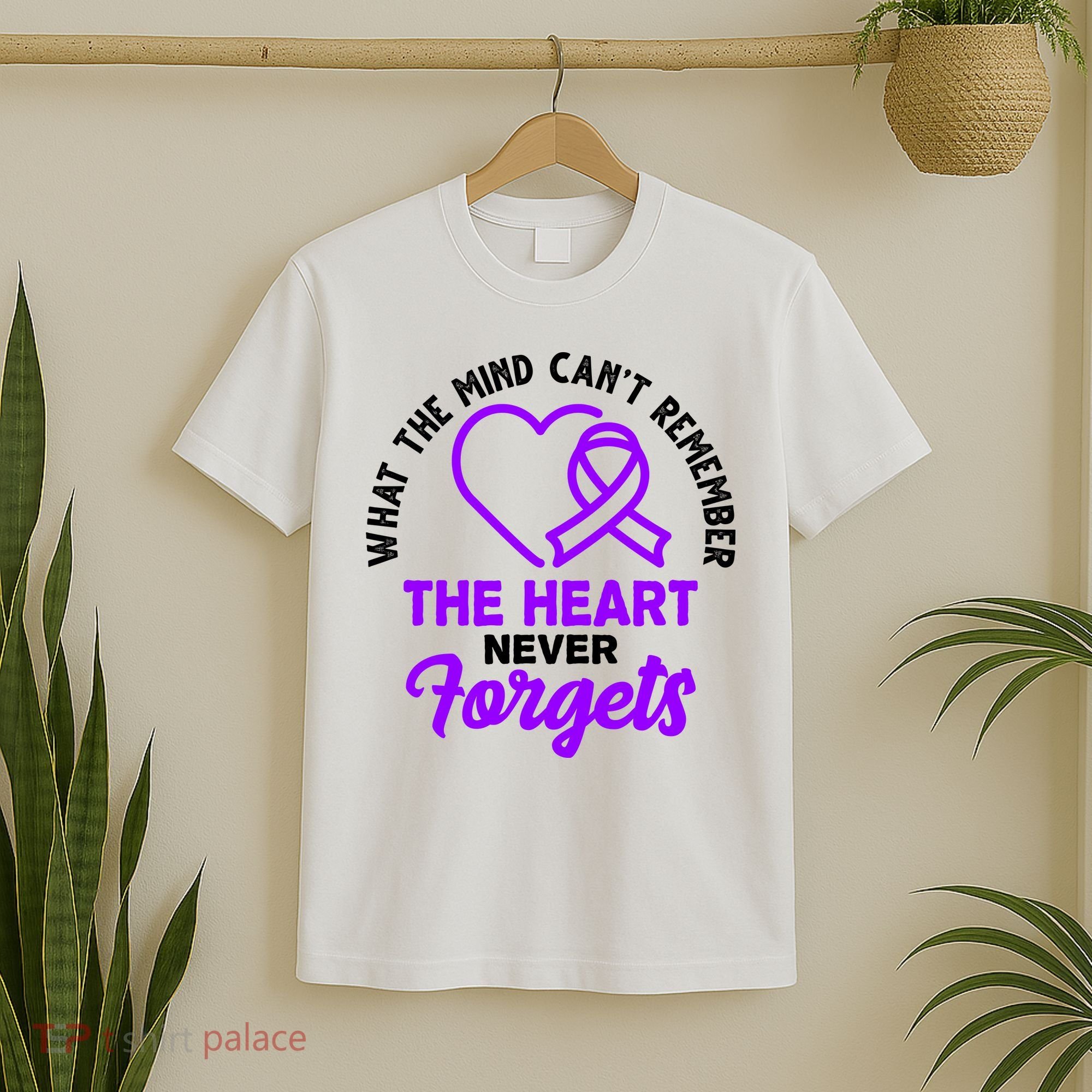What The Mind Can't Remember The Heart Never Forgets Pancreatic Cancer T-Shirt