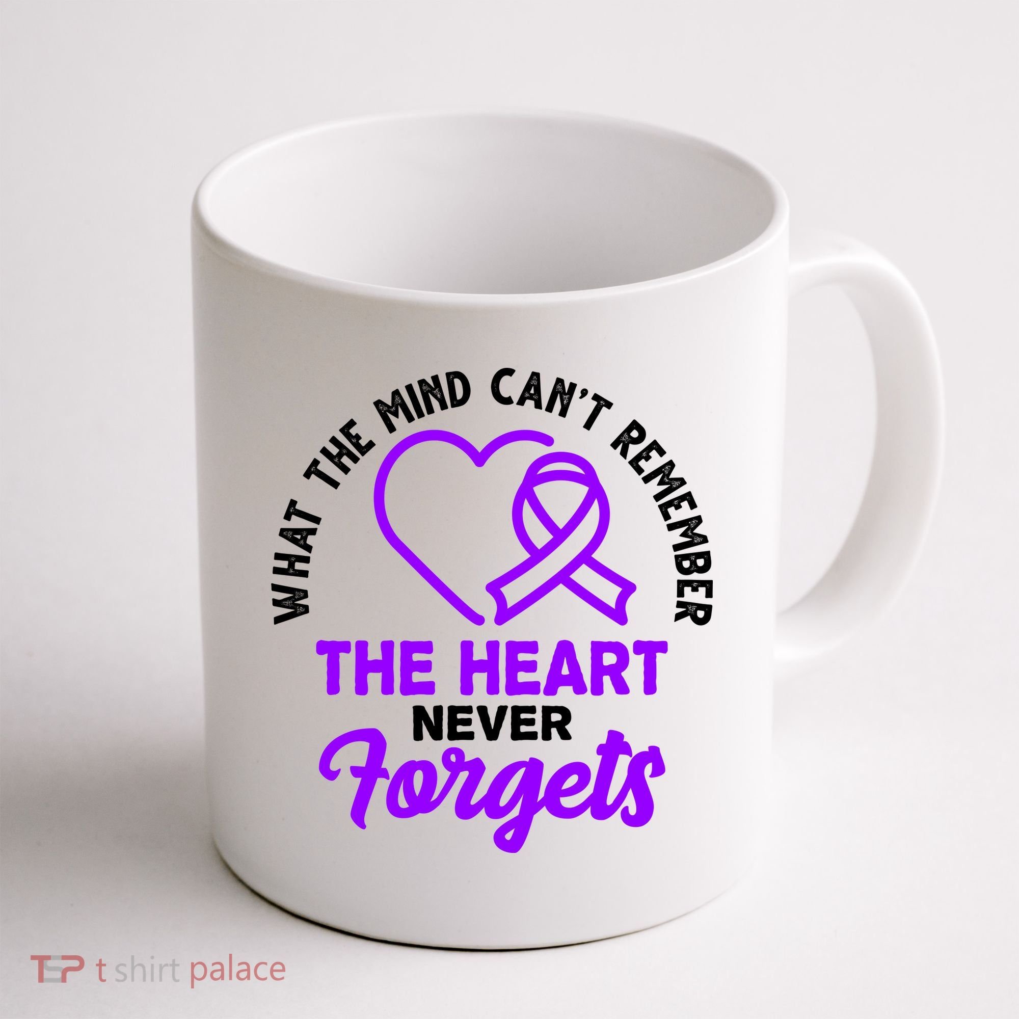 What The Mind Can't Remember The Heart Never Forgets Pancreatic Cancer Coffee Mug