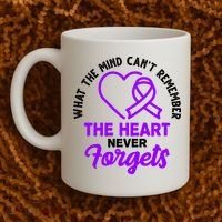 What The Mind Can't Remember The Heart Never Forgets Pancreatic Cancer Coffee Mug thumb 2