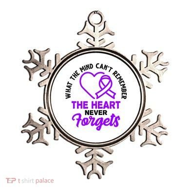 What The Mind Can't Remember The Heart Never Forgets Pancreatic Cancer Ornament