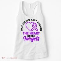 What The Mind Can't Remember The Heart Never Forgets Pancreatic Cancer Women's Tank Top thumb 0