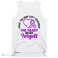 What The Mind Can't Remember The Heart Never Forgets Pancreatic Cancer Tank Top thumb 0