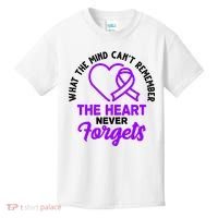 What The Mind Can't Remember The Heart Never Forgets Pancreatic Cancer Kids T-Shirt thumb 0