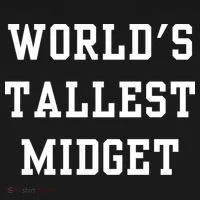 Worlds Tallest Midget Baby Bodysuit thumb 2